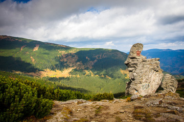 view of mountains