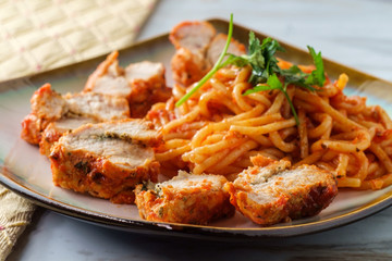 Bolognese Spaghetti Braciola