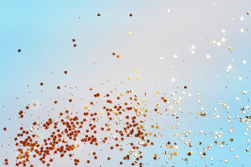 Gold stars on a white background.