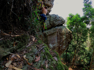 Rock Climbing at Narrabeen Slabs