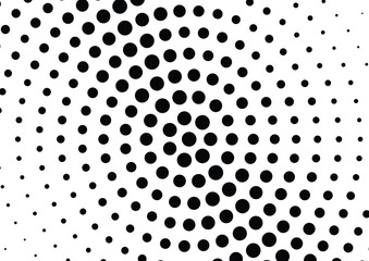 Abstract halftone dotted background. Futuristic grunge pattern, dot and circles.  Vector modern optical pop art texture for posters, sites, business cards, cover, postcards, labels, stickers layout.