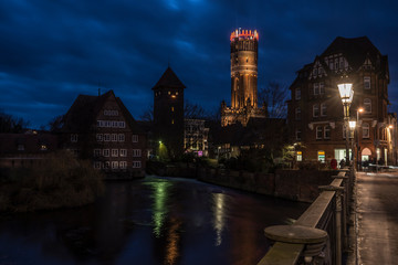 Naklejka premium Historic city of Lueneburg.