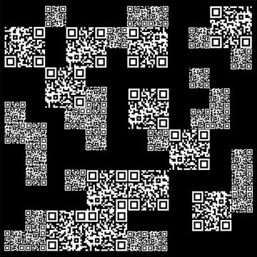 QR code labyrinth pattern. Vector illustration Eps 10