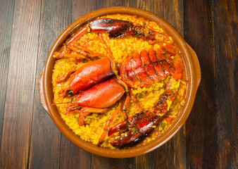 Arroz con bogavante