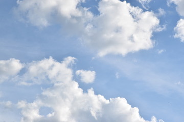 Fototapeta na wymiar blue sky with clouds. background