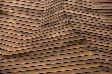wooden blocks stacked as wall