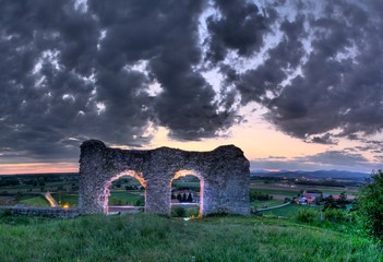 Burgruine in Winzer