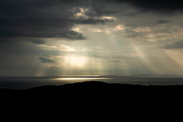 Obraz premium Jura Isle Landscape in Scotland