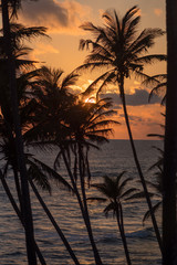 Obraz premium Sunset over Indian ocean