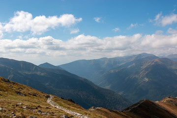 A view on Tatra Mountains on a summer day