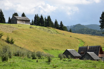 old house in the mountains