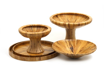 wood and fiber parts for food and decoration