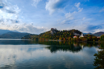 Fototapeta na wymiar Bled landscape , Slovenia