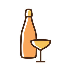 Color icon champagne