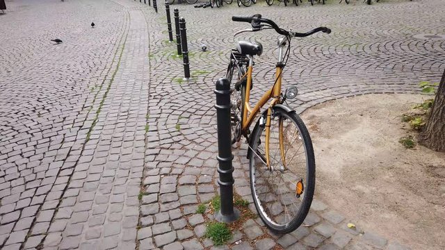 A bike in a street of Cologne, Germany