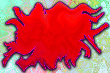 An abstract splatter shape background image.