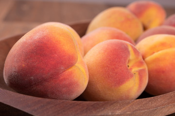 Fototapeta na wymiar fresh and delicious peaches