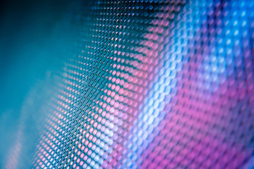 CloseUp LED blurred screen. LED soft focus background. abstract background ideal for design.
