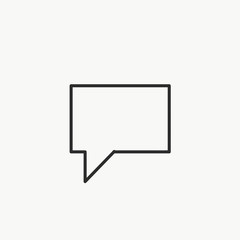 bubble icon on white background