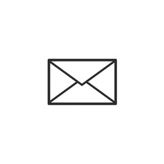 email icon on white background
