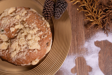 Christmas decoration panettone