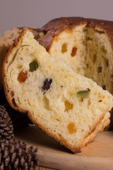 Christmas decoration panettone