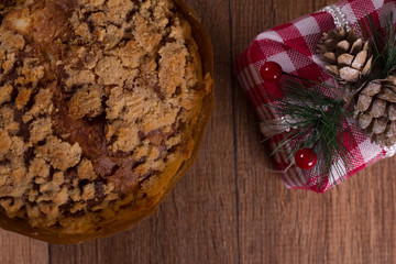 Christmas decoration panettone