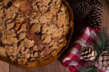 Christmas decoration panettone