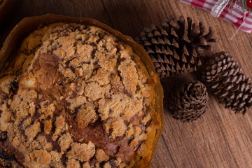 Christmas decoration panettone