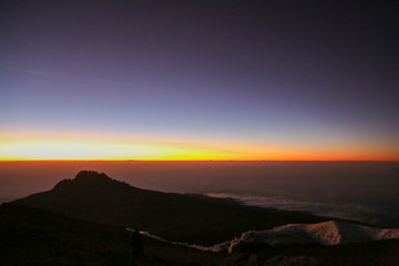Sunrise at the top of Africa