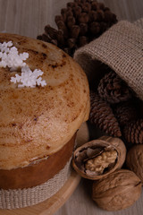 Christmas decoration panettone