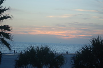 Fototapeta na wymiar Beach at Sunset 3