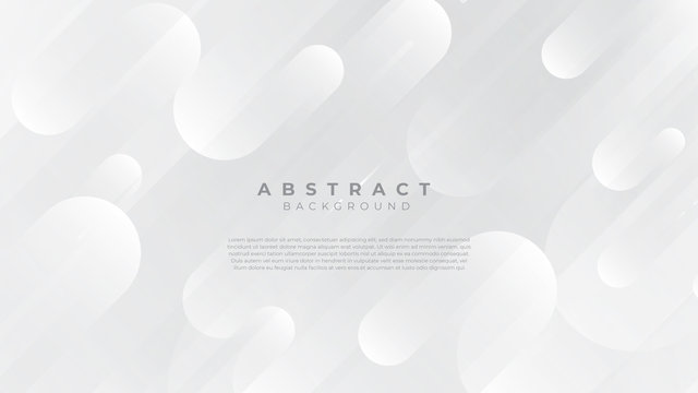 White circle abstract background for presentation and banner