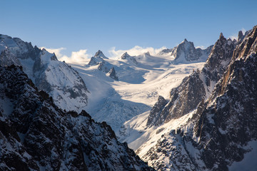 france chamonix mountain glacier snow