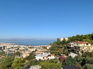 Fototapeta na wymiar panorama view of crete, greece