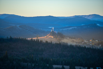 Win er landscape on the morning