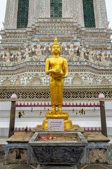 Buddha Statue, Wat Arun, Temple of Dawn, Bangkok, Thailand	