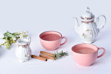 natural cinnamon tea and clove