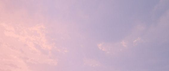 Vivid Colored Aesthetic Sky Background. Realistic Vector Pink Clouds