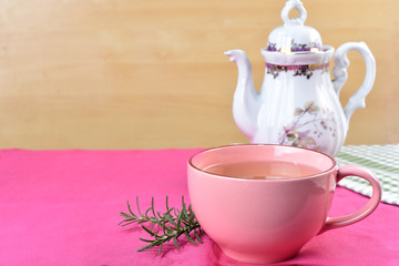 natural cinnamon tea and clove