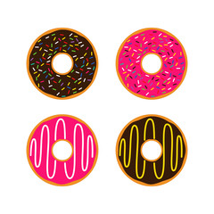 Donut Vector Design Illustration
