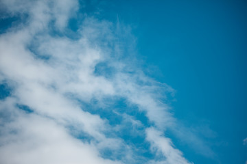 Gray sky with clouds. Bad weather