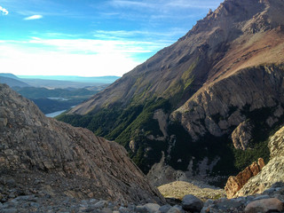 lake glacier Fitz Roy Mountain Patagonia Argentina South America 