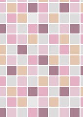 やさしい配色のスウォッチパターン