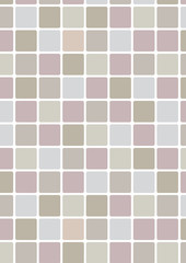 やさしい配色のスウォッチパターン