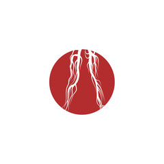 Veins Logo Template vector symbol