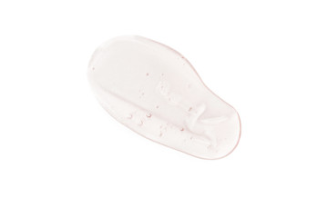 Hyaluronic acid smear isolated on white background.