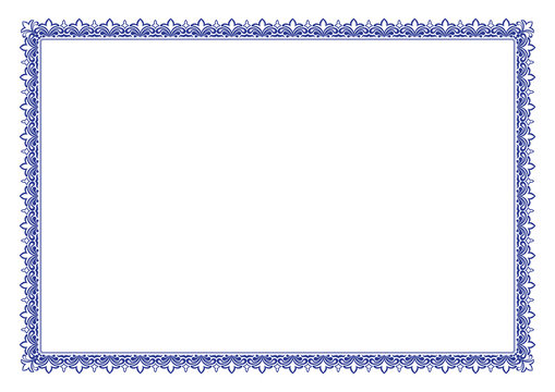 Blue Certificate Border Images – Browse 34,251 Stock Photos ...