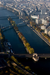 Naklejka premium paris depuis la tour eiffel