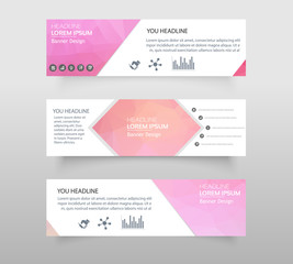 Fototapeta premium Vector abstract geometric design banner web template. web banner modern low polygon set background design, Geometric background. eps10 vector illustration.